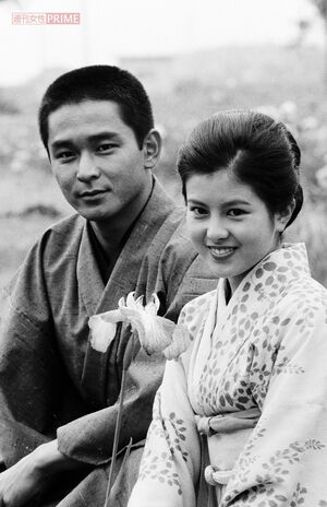 1985年のNHK朝ドラ『澪つくし』のヒロインを演じた沢口靖子、共演の川野太郎