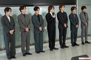 猪俣周杜の契約解除を受けて、フジテレビで会見を開いた『timelesz』