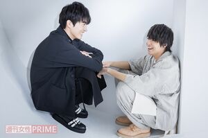 (左)杉野遥亮、(右)松尾太陽 撮影/廣瀬靖士