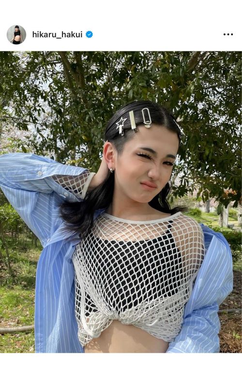 “ジェンダーレス男子”として13万人のフォロワーを抱える伯井太陽（本人インスタグラムより）