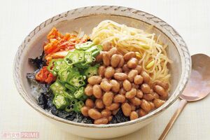 納豆ビビンバ（撮影／廣瀬靖士）