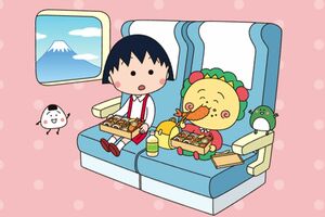 『ちびまる子ちゃん』と『コジコジ』コラボ(JR東海リテイリング・プラス特設サイトより)