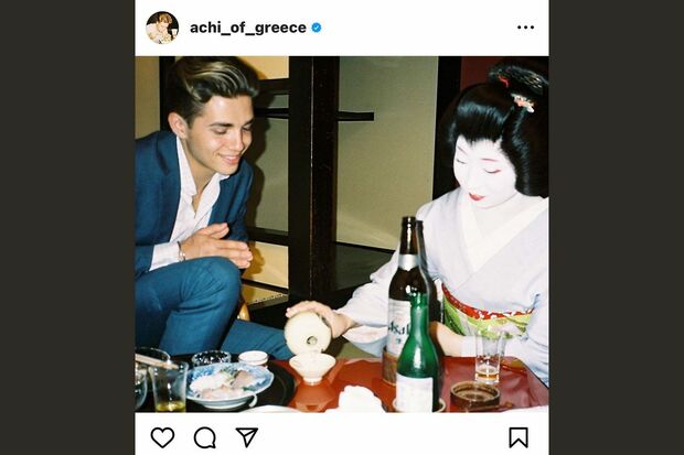 ギリシャのアキレアス＝アンドレアス王子（本人のインスタグラムより）