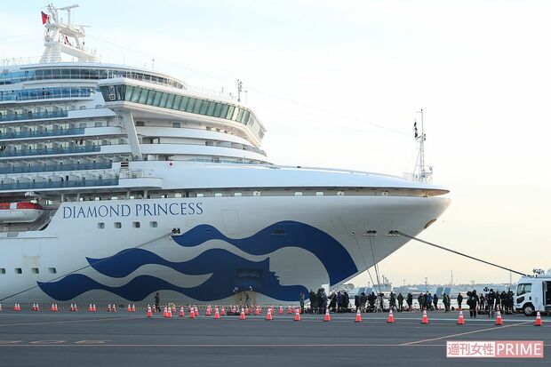 消毒を終え、すでに3月25日に横浜港を発っているダイヤモンド・プリンセス号
