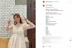 離婚報告の3日前、笑顔のダブルピース姿を投稿していた宇賀なつみ(本人のインスタグラムより)