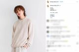 珍しく前髪を下したショットを公開したKAT-TUNの上田竜也（本人のインスタグラムより）