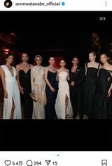 フランスの高級ジュエリーブランド『ショーメ』パーティに参加した杏（本人のインスタグラムより）