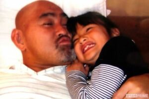 父と娘の微笑ましいツーショット