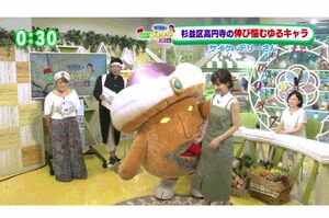 '18年8月6日放送の情報バラエティ『ひるキュン！』に出演したサイケ・デリーさん