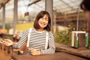 自然栽培の考え方が何かの話に似ているって思ったら「子育て」だったと話す内田さん