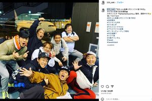 軍団メンバーで国内外の旅行に行きストレス解消をしていた浜田雅功(どりあんず堤太輝Instagramより)