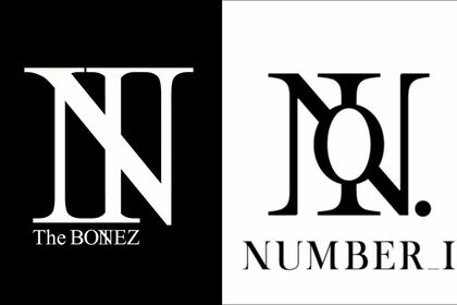 TheBONEZ(左)とNumber_i(右)のロゴ
