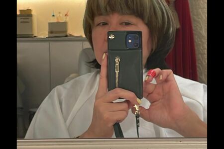 ヘアスタイルも型にハマらずトライ（写真提供／地曳いく子さん）