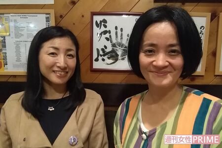 赤松優子さん（左）と山口聡子さん（右）