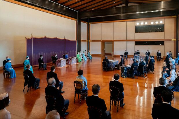 徹底的な感染対策が講じられた『歌会始の儀』（1月18日・皇居）