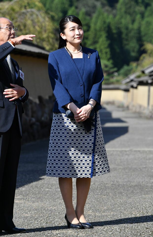 10月1日、福井県にある『一乗谷朝倉氏遺跡』の復元された町並みをご覧になった眞子さま
