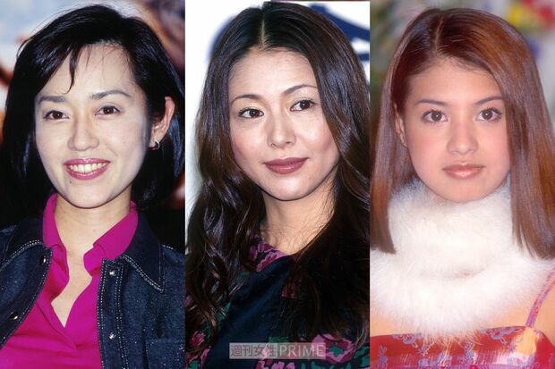 シャンプーのCMも印象的だった（左から早見優、小泉今日子、吉川ひなの）