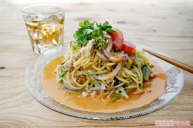 成城石井自家製冷製トムヤムスープのパクチーサラダヌードル