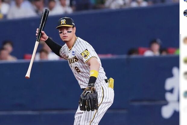 阪神タイガース・佐藤輝明選手(公式インスタグラムより)
