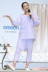 『OMURON ねむり時間計』新製品発表会（2013年6月16日）　撮影／週刊女性写真班