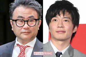 三谷幸喜（左）と田中圭