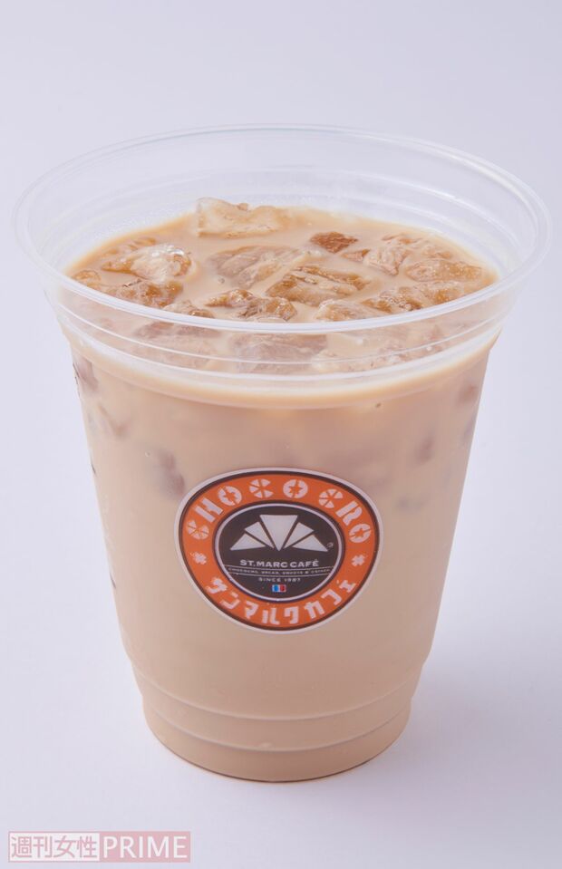 第5位：サンマルクカフェ　アイスカフェラテS／390円　撮影／山田智絵