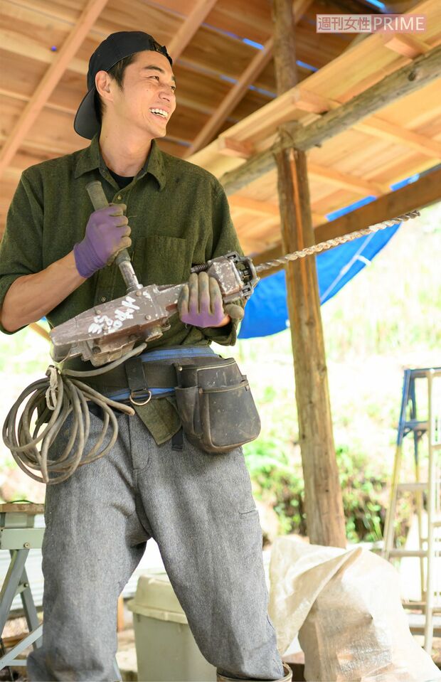 東出昌大の山暮らし生活に密着