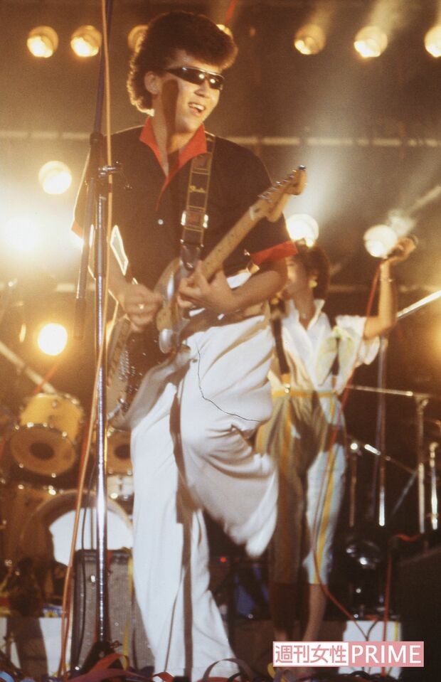'82年ライブの嶋大輔。