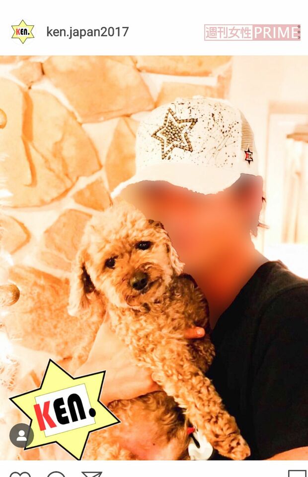 山口健さん、沙姫さんが立ち上げたアパレルブランドのキャップを被る芸能人（SNSより）