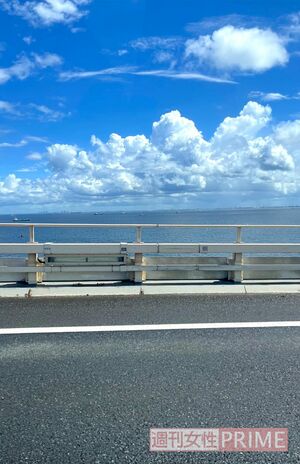 ザ・夏の海！　雨があがってよかった　写真提供／加藤綾菜