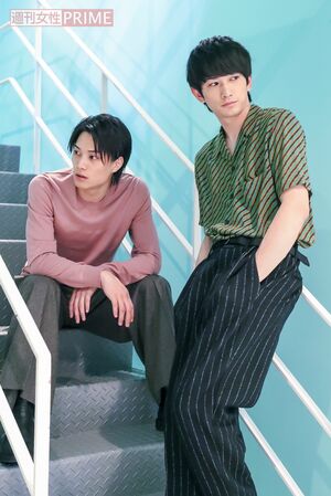 鈴木伸之（左）、町田啓太（右）　撮影／佐藤靖彦