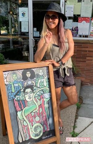 シカゴでのオフショット。アメリカで多様な価値観に触れ、精神的に楽になったという