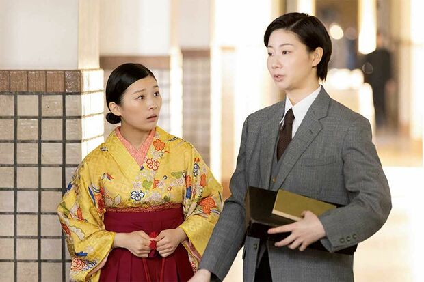 名律大学女子部法科で寅子と出会うも、よねは「ヘラヘラしてうっとうしい」（『虎に翼』6話）