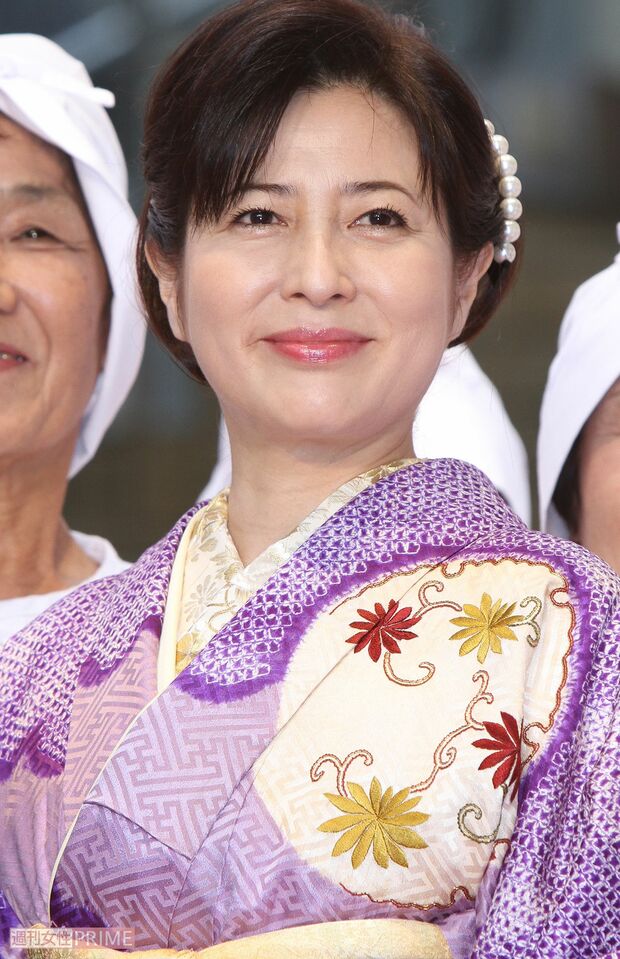 岡江久美子さん（2013年、鳥羽市PRイベントにて）