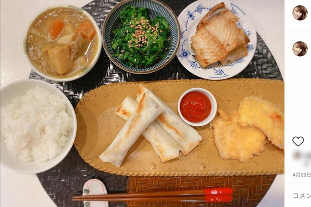 熊田曜子のインスタグラムより