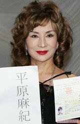 2004年、カルーセル麻紀が戸籍を変えた際の記者会見のもよう