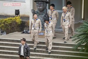 2018年11月、『絶対に笑ってはいけない』シリーズの撮影