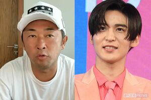 (左から)ガーシー議員、目黒蓮