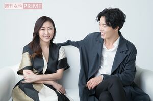 中山美穂、キム・ジェウク　撮影／廣瀬靖士