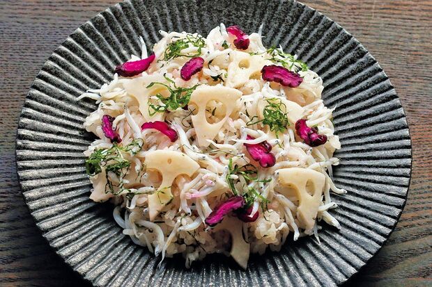 しらすとれんこんのちらし寿司