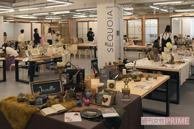 『アソビル』3階のワークショップでは、アクセサリーや小物づくりなどを体験できる　撮影／渡邉智裕