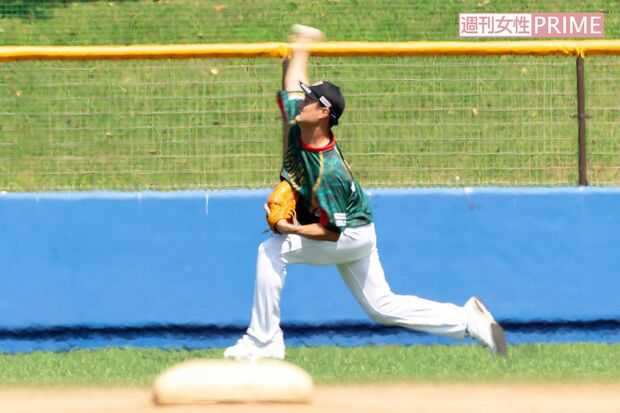 チーム練習に初参加した『ティモンディ』の高岸宏行