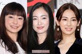 （左から）菅野美穂、仲間由紀恵、北川景子