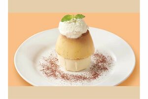 メニュー名の候補には『バスプリン』というものもあがったという『プリンノセターノ』。それもまたヨシ!(ジョナサン公式サイトより)