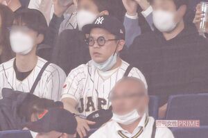 3月11日、WBCチェコ戦を観戦中のダイアン津田