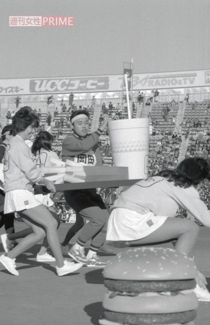 1985年、NPBプロ野球運動会で奮闘する岡田彰布氏