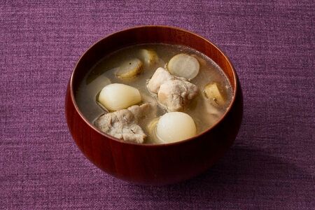 腎臓若返りみそ汁「ごぼうとらっきょうの豚汁」