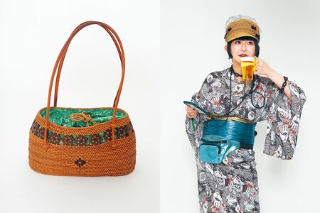 フェスなどで両手を空けておきたいときはウエストポーチも便利。アクセントになるので派手めな色がおすすめ
