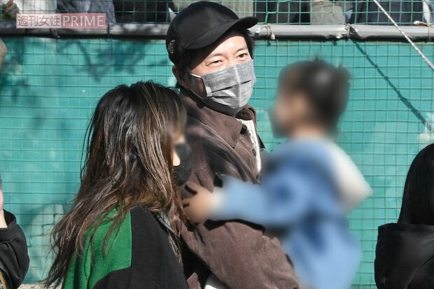 田中圭と元女優妻・Sさん(2021年)