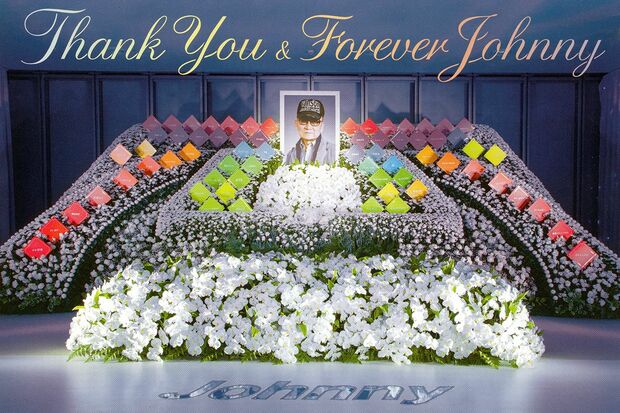 来場者にはタレントからのメッセージカードが配られた